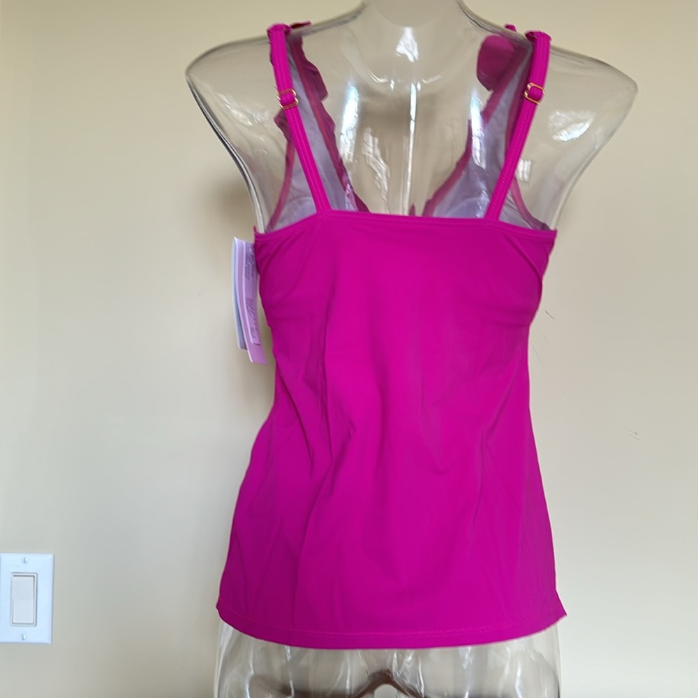 Christina Ruffle Tankini Top size 8 - Picture 3 of 5